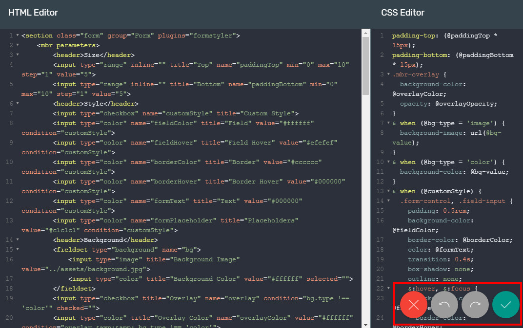 If you have some skills in coding you may find Code editor extension useful.